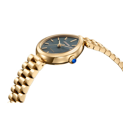 Reloj Análogo Eco-Drive L Rainell Luxury Oro Rosa de Mujer