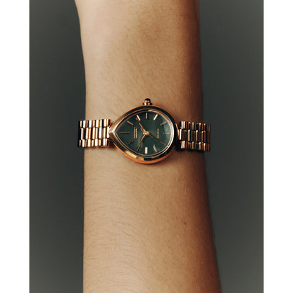 Reloj Análogo Eco-Drive L Rainell Luxury Oro Rosa de Mujer