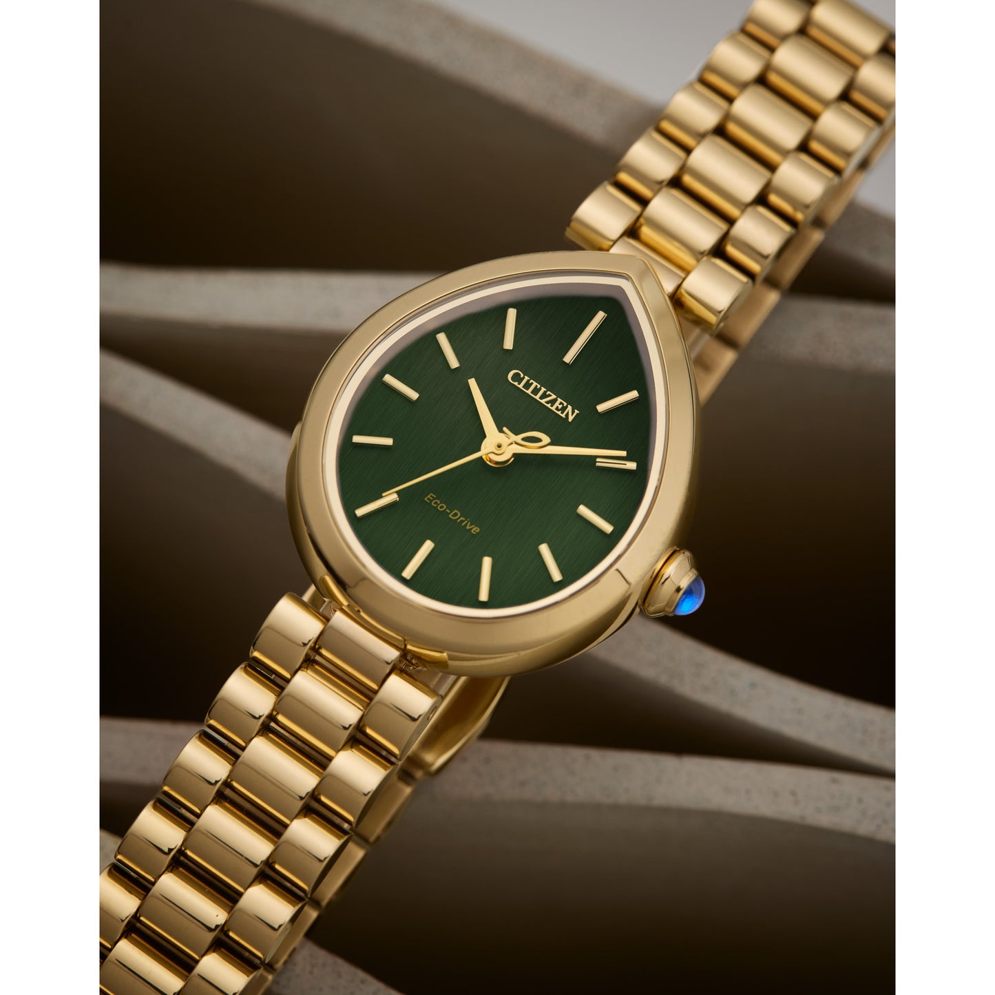 Reloj Análogo Eco-Drive L Rainell Luxury Oro Rosa de Mujer