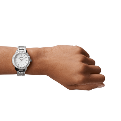 Reloj Análogo Luxury Plateado de Mujer