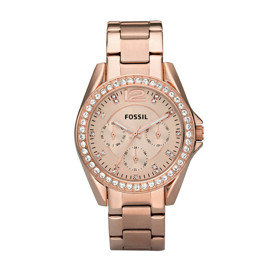 Reloj Análogo Riley Casual Rosado de Mujer