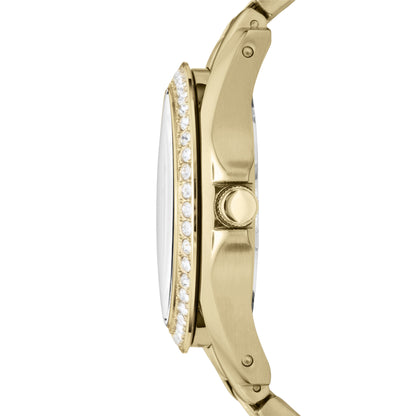 Reloj Análogo Riley Juvenil Dorado de Mujer