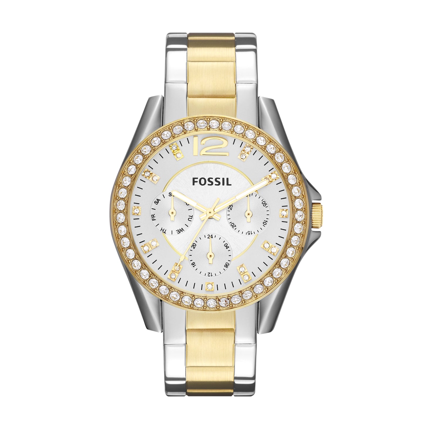 Reloj Análogo Riley Juvenil Plateado de Mujer