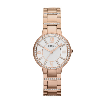 Reloj Análogo Virginia Vintage Rosado de Mujer