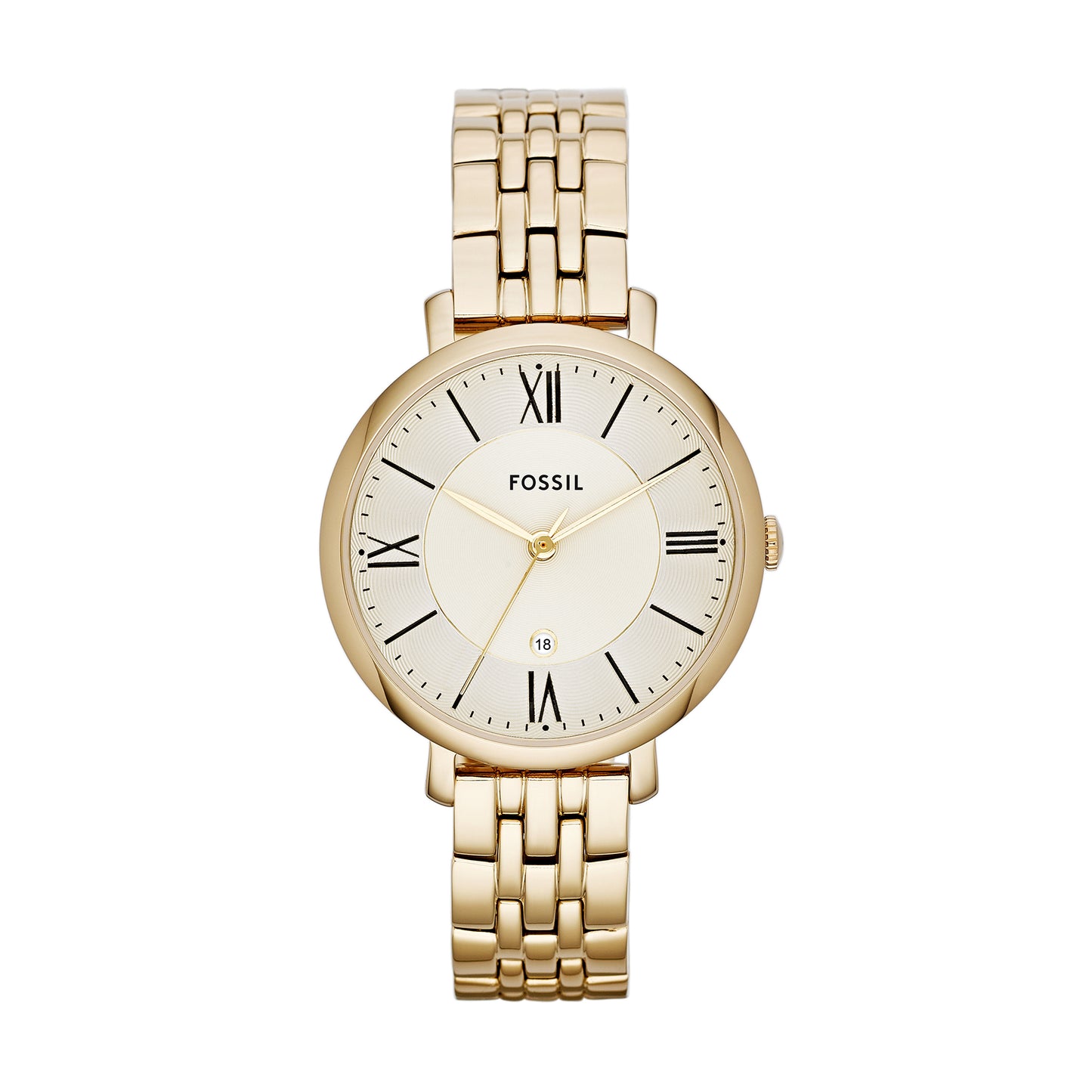 Reloj Análogo Jacqueline Ejecutivo Dorado de Mujer