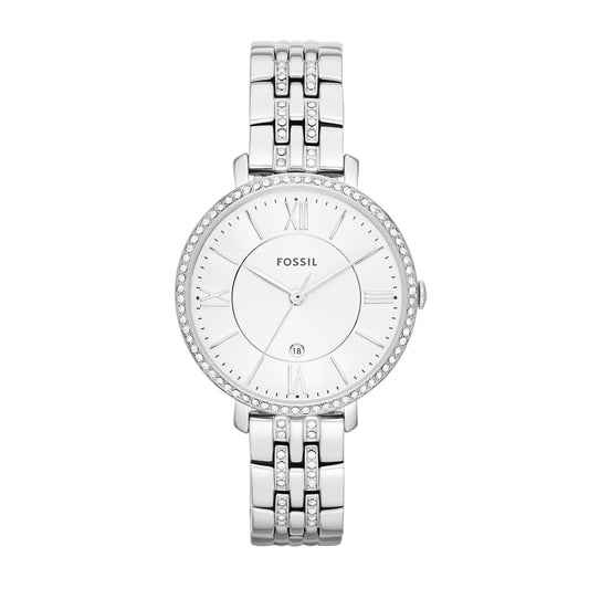Reloj Análogo Jacqueline Ejecutivo Plateado de Mujer