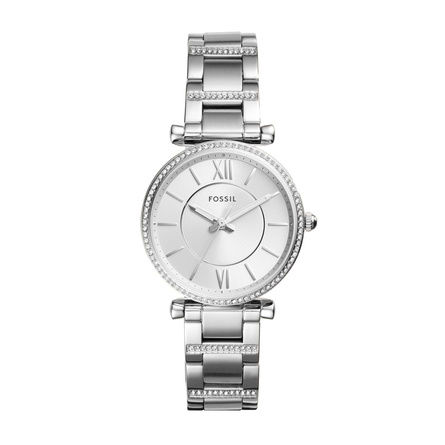 Reloj Análogo Carlie Casual Plateado de Mujer