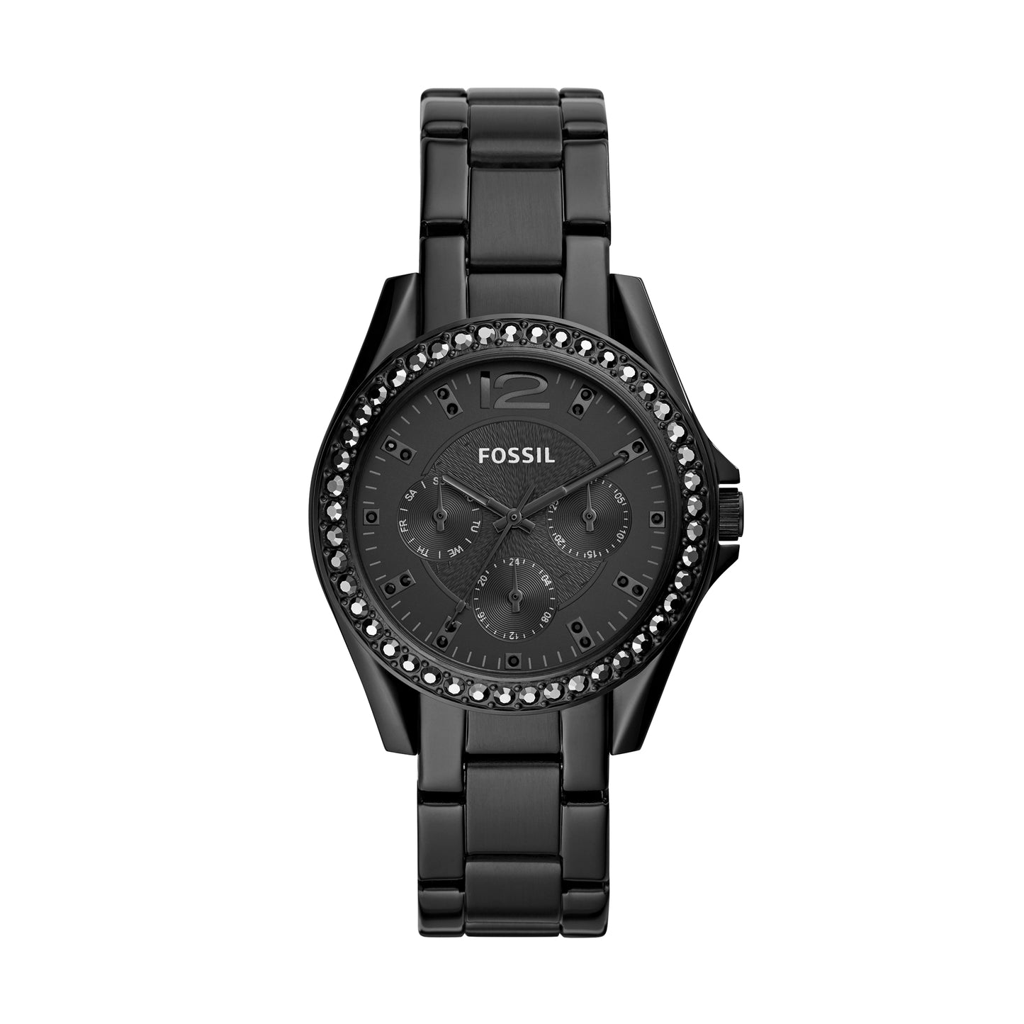 Reloj Análogo Riley Juvenil Negro de Mujer