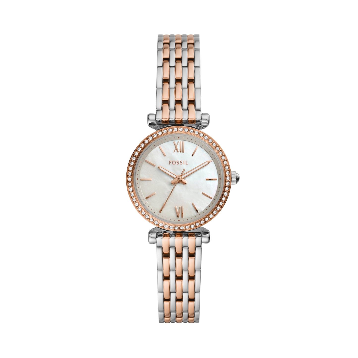 Reloj Análogo Carlie Mini Casual Plateado de Mujer