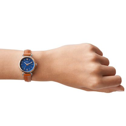 Reloj Análogo Carlie Mini Casual Chocolate de Mujer