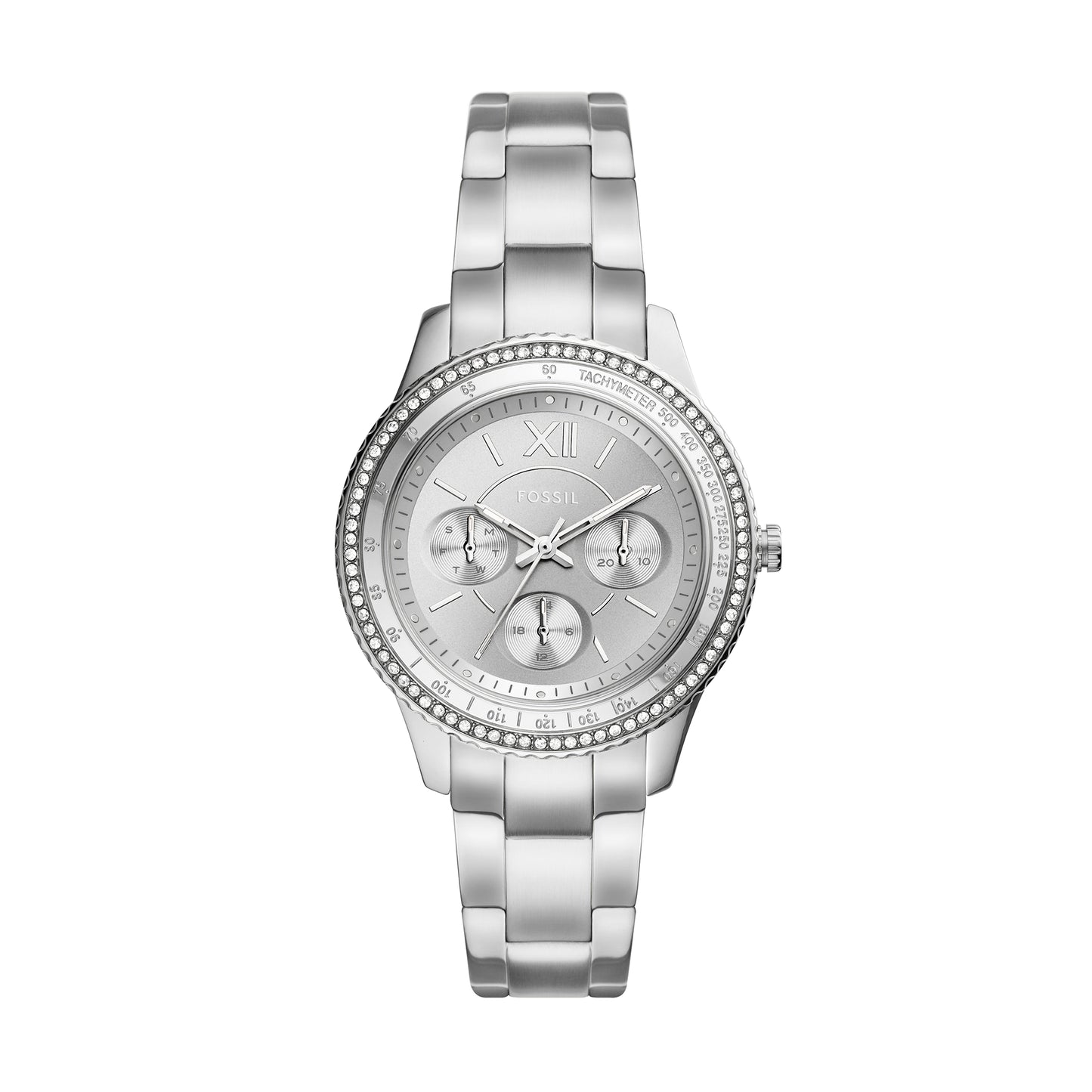 Reloj Análogo Stella Sport Plateado de Mujer