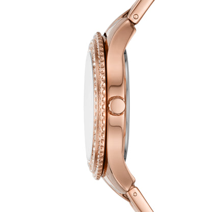 Reloj Análogo Stella Casual Rosado de Mujer