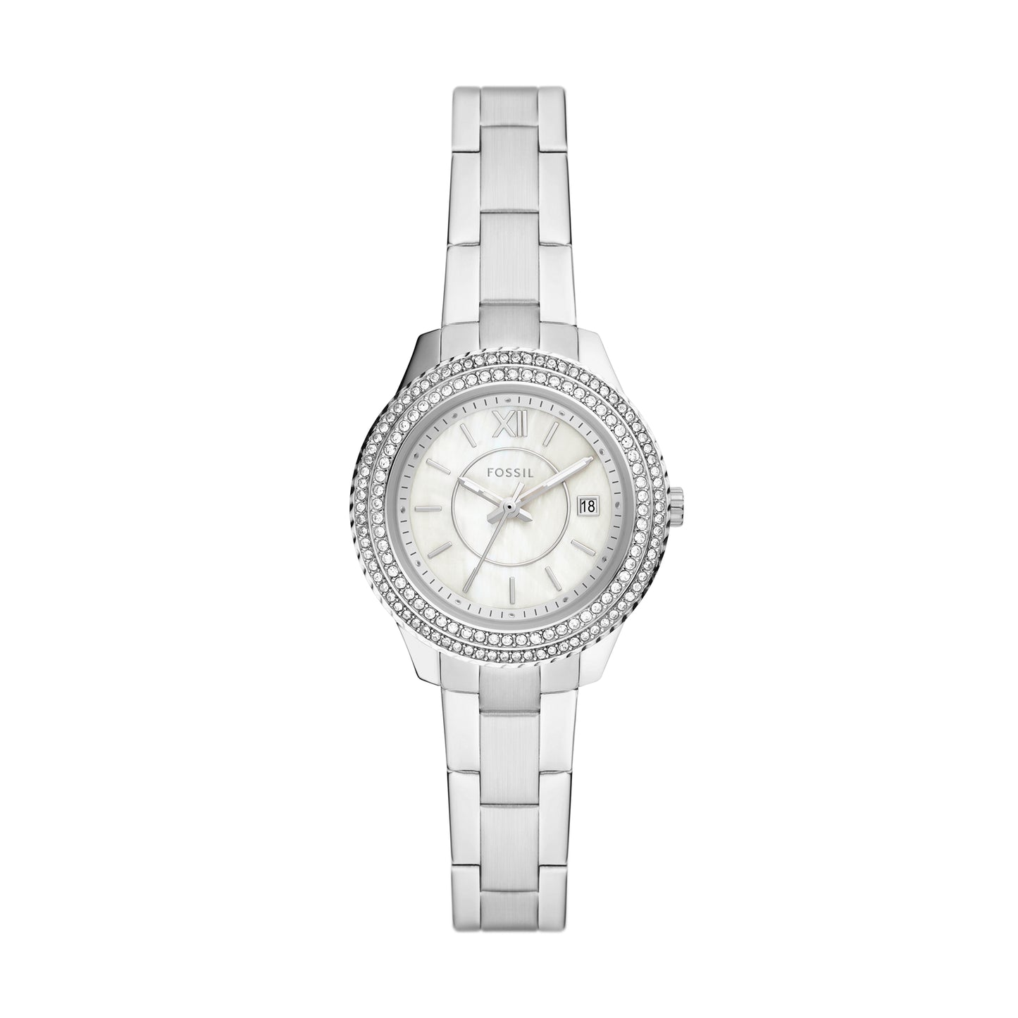 Reloj Análogo Stella Casual Plateado de Mujer