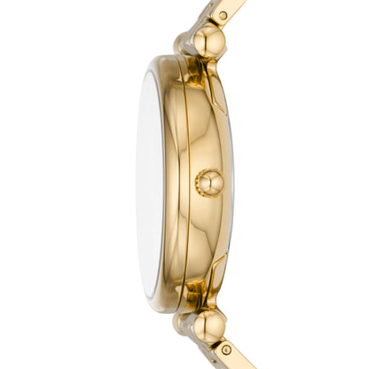 Reloj Análogo Carlie Casual Dorado de Mujer