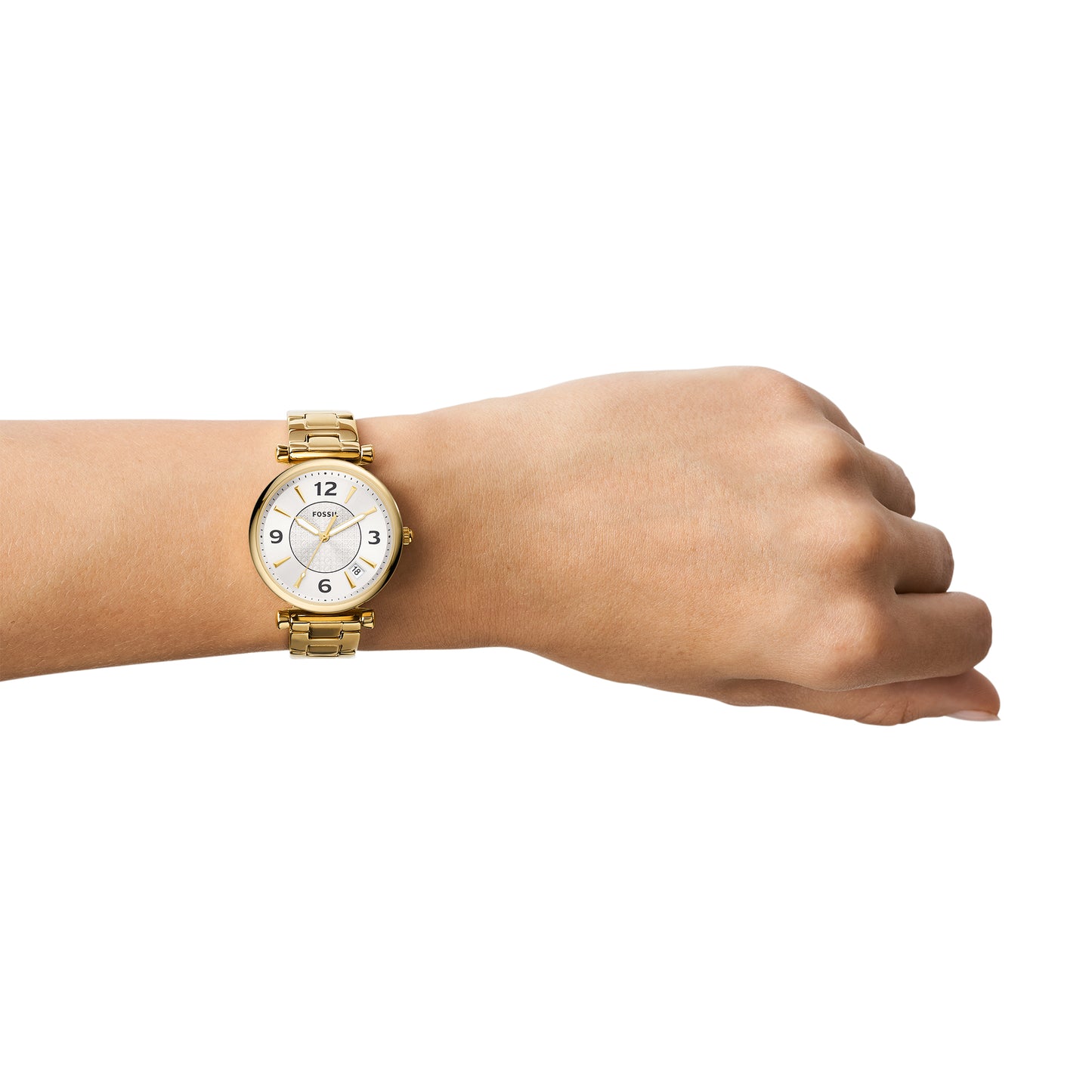 Reloj Análogo Carlie Casual Dorado de Mujer