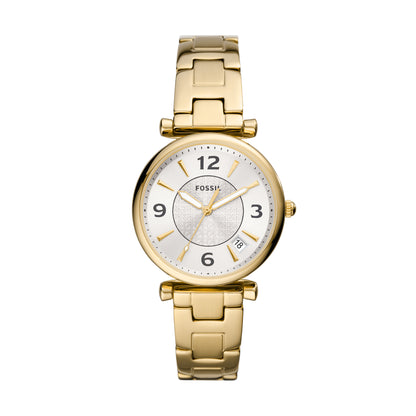 Reloj Análogo Carlie Casual Dorado de Mujer