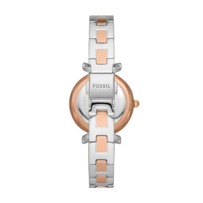 Reloj Análogo Carlie Casual Plateado de Mujer