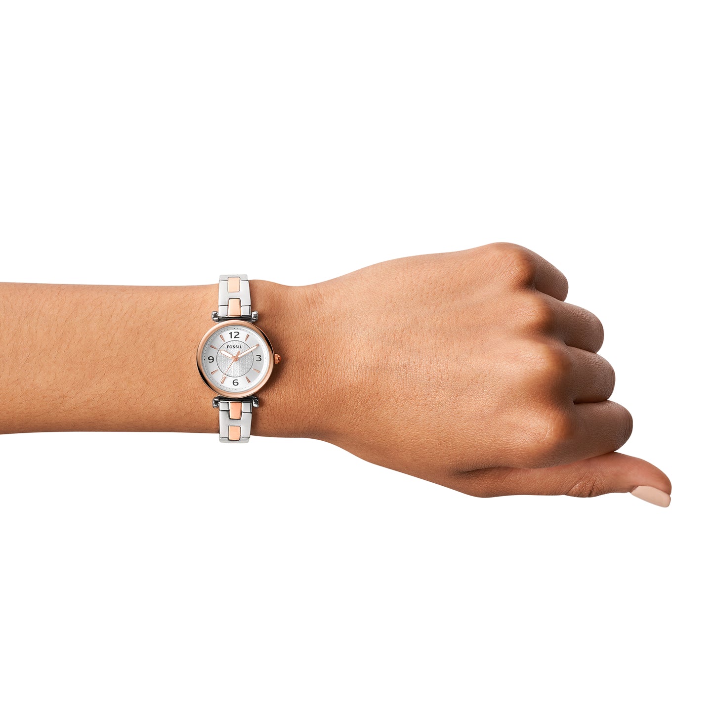 Reloj Análogo Carlie Casual Plateado de Mujer