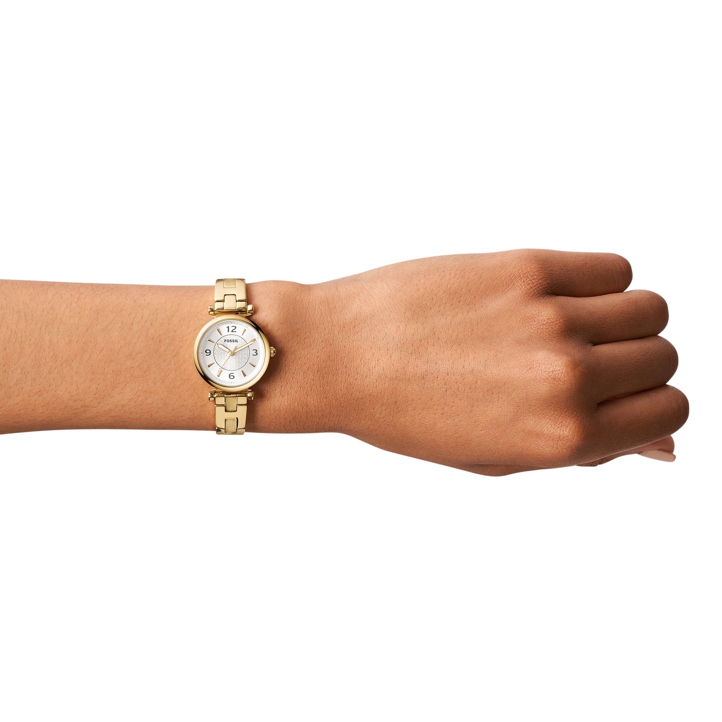 Reloj Análogo Carlie Casual Dorado de Mujer