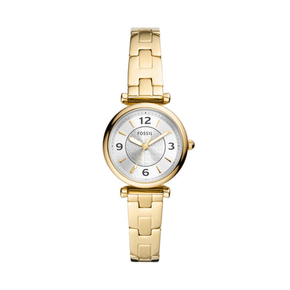 Reloj Análogo Carlie Casual Dorado de Mujer