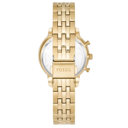 Reloj Análogo Neutra Ejecutivo Dorado de Mujer