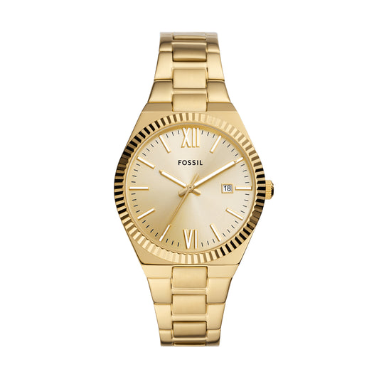 Reloj Análogo Scarlette Juvenil Dorado de Mujer