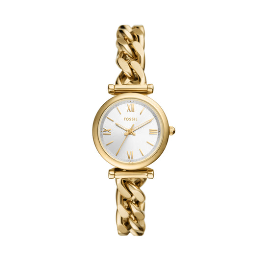 Reloj Análogo Carlie Casual Dorado de Mujer