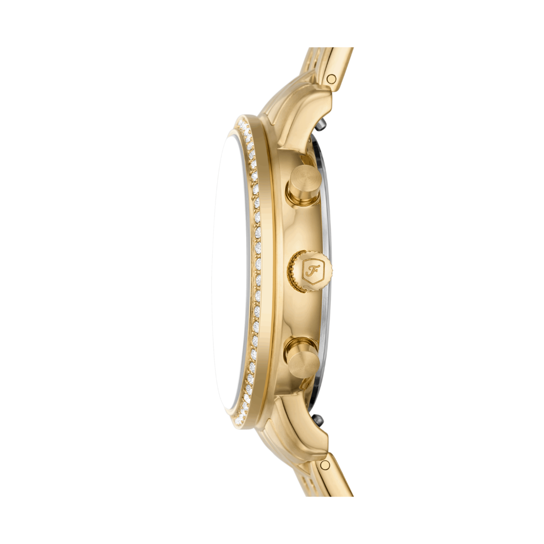 Reloj Análogo Luxury Dorado de Mujer