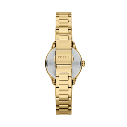 Reloj Análogo De Mujer Fossil Gilmore Plateado Y Dorado