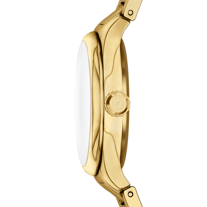 Reloj Análogo De Mujer Fossil Gilmore Plateado Y Dorado