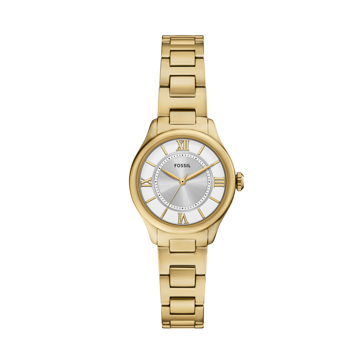 Reloj Análogo De Mujer Fossil Gilmore Plateado Y Dorado