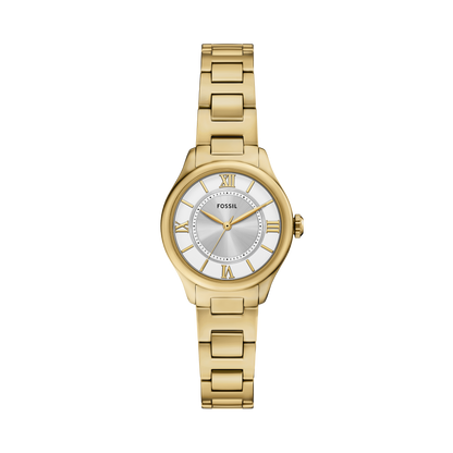 Reloj Análogo De Mujer Fossil Gilmore Plateado Y Dorado