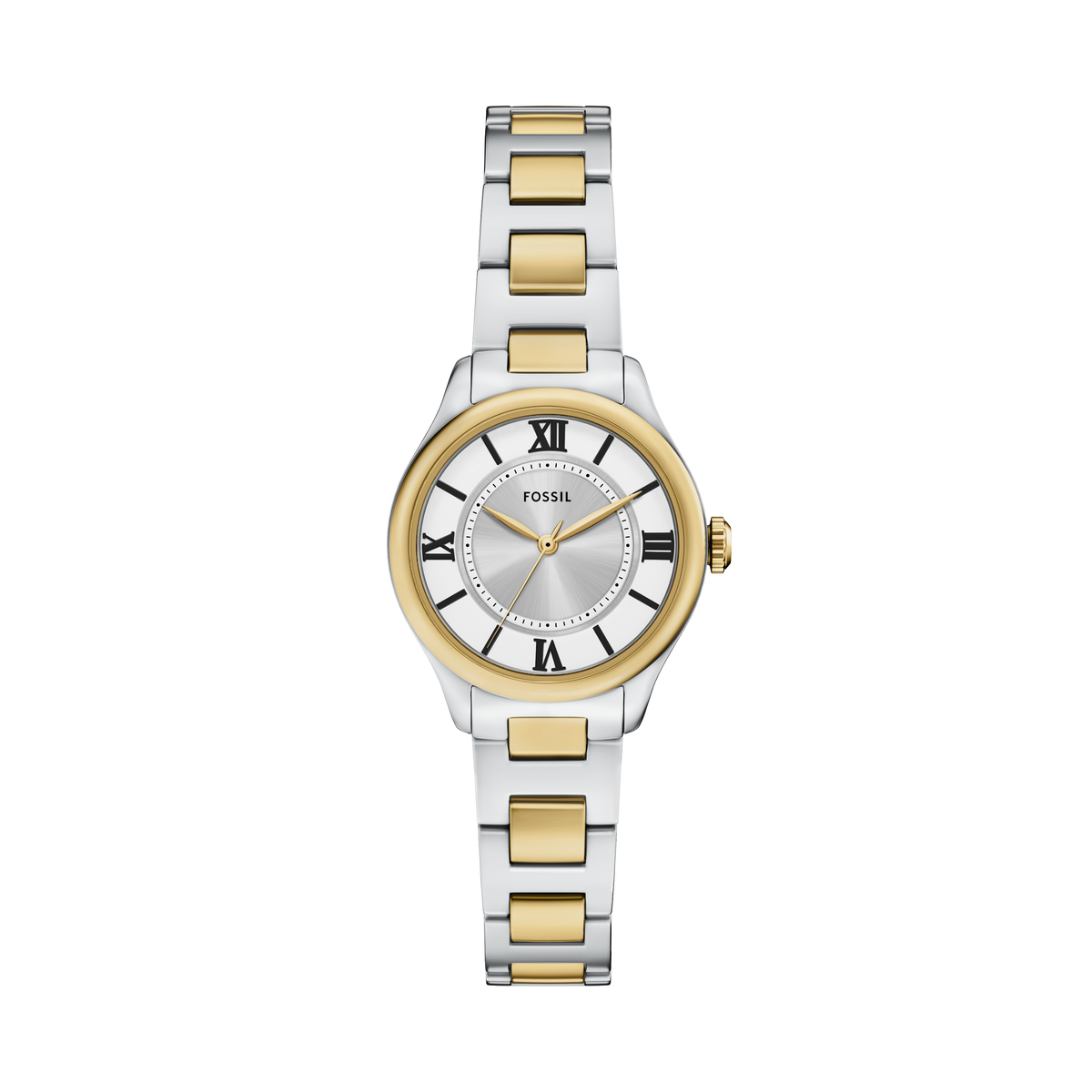 Reloj Análogo Clásico De Mujer Fossil Gilmore Plateado Y Dorado