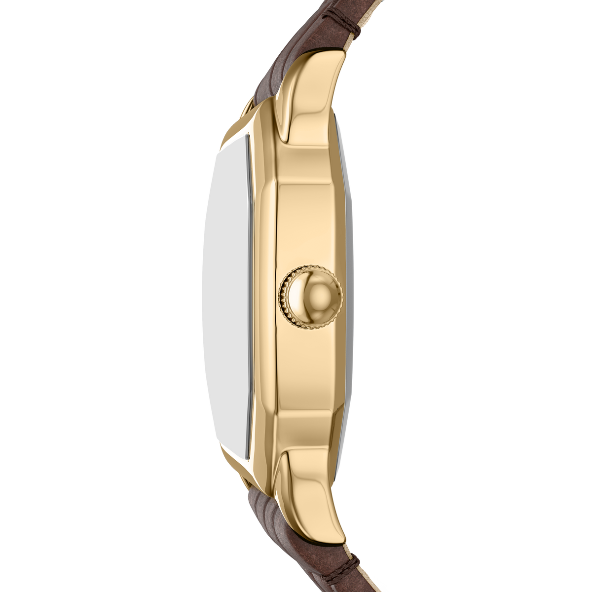Reloj Análogo Clásico De Mujer Fossil Harlow Dorado, Crema Y Marrón