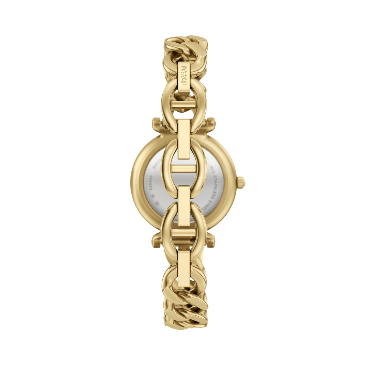 Reloj Análogo De Mujer Fossil Carlie Negro Y Dorado
