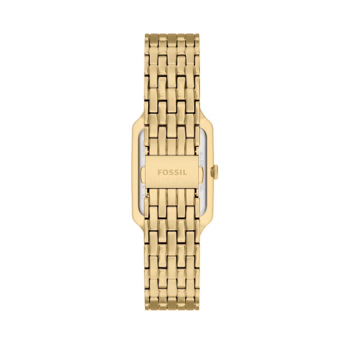 Reloj Análogo De Mujer Fossil Raquel Rojo Vino Y Dorado
