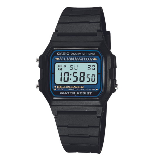 Reloj Digital Illuminator Casual Negro de Hombre