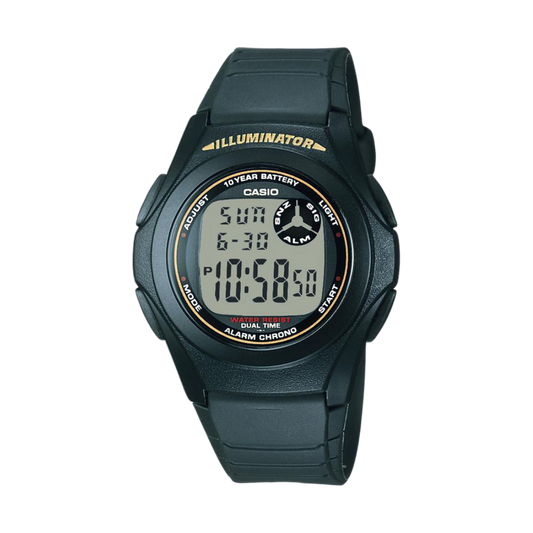 Reloj Digital Illuminator Dual Time Casual Negro de unisex