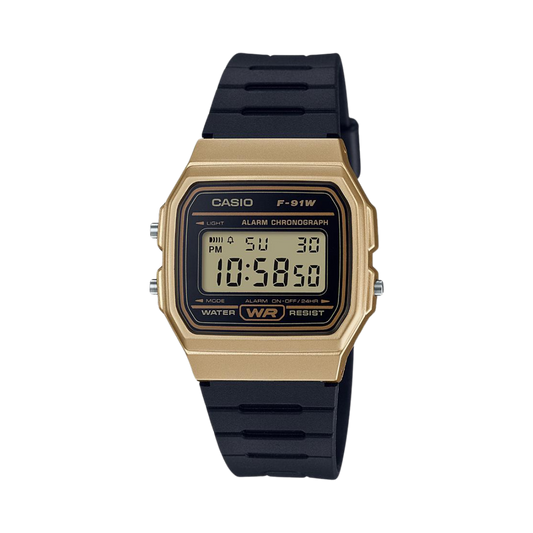 Reloj Digital Casual Dorado de Mujer