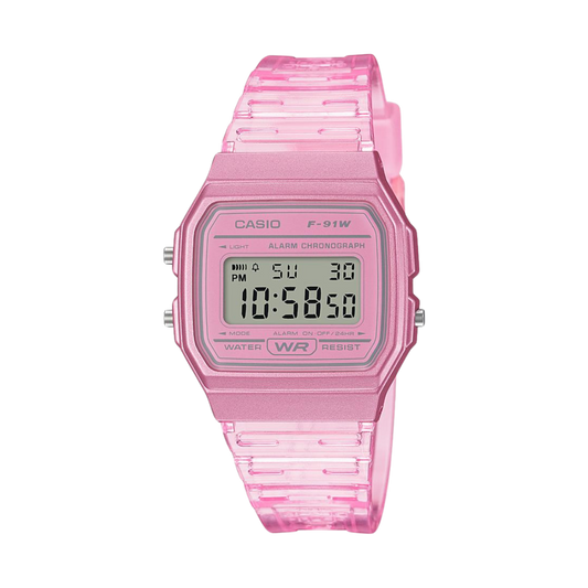 Reloj Digital Vintage Rosado de Mujer