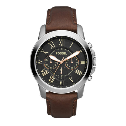 Reloj Análogo Grant Vintage Chocolate de Hombre