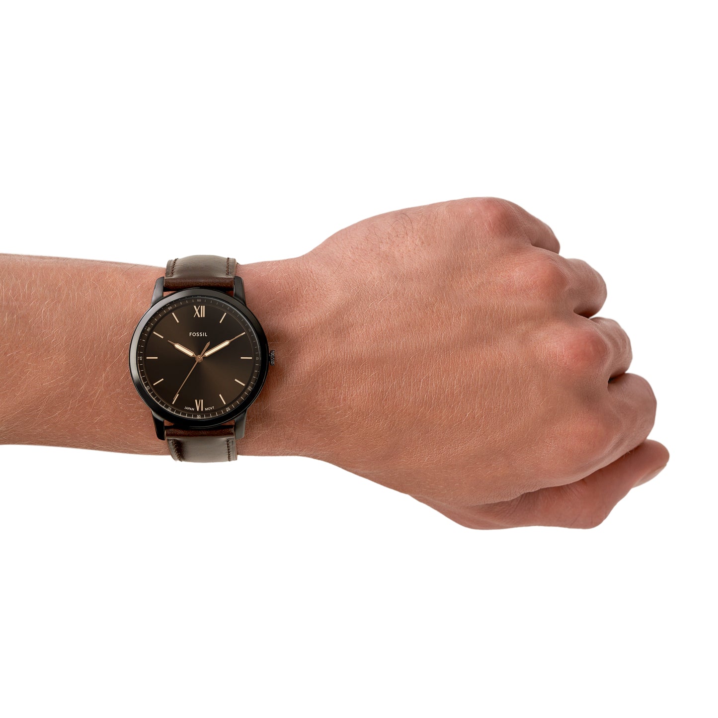 Reloj Análogo Minimalist Casual Chocolate de Hombre