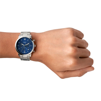 Reloj Análogo Neutra Ejecutivo Plateado de Hombre