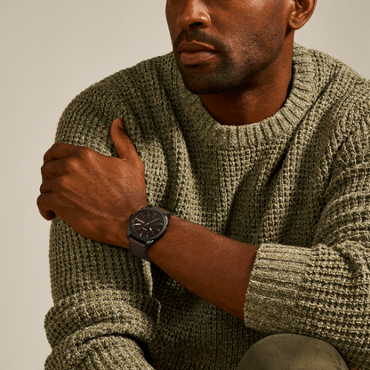 Reloj Análogo Casual Chocolate de Hombre