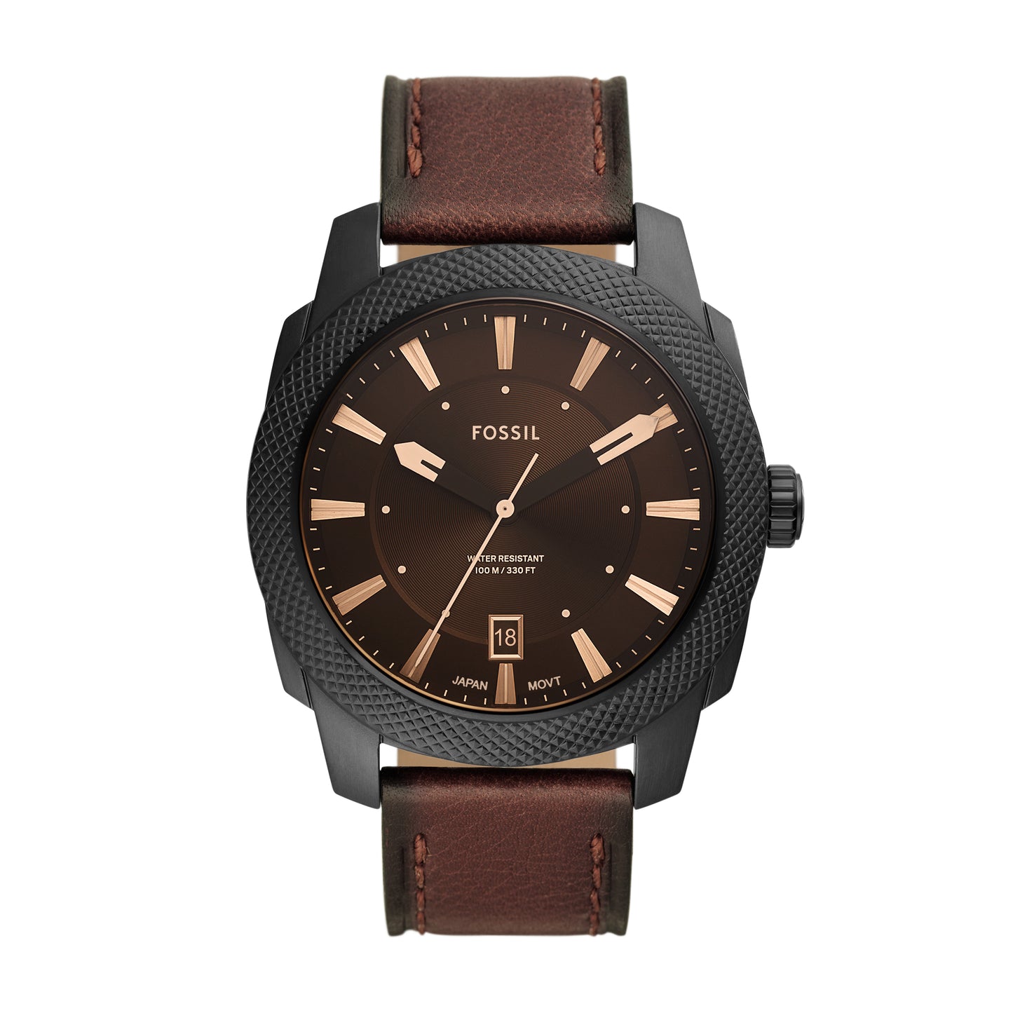 Reloj Análogo Machine Casual Chocolate de Hombre