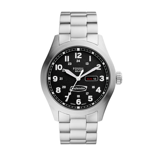 Reloj Análogo Defender Sport Plateado de Hombre