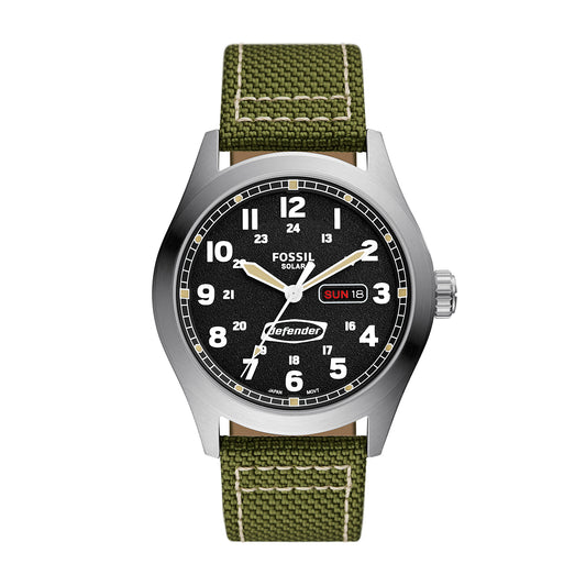 Reloj Análogo Defender Sport Plateado de Hombre