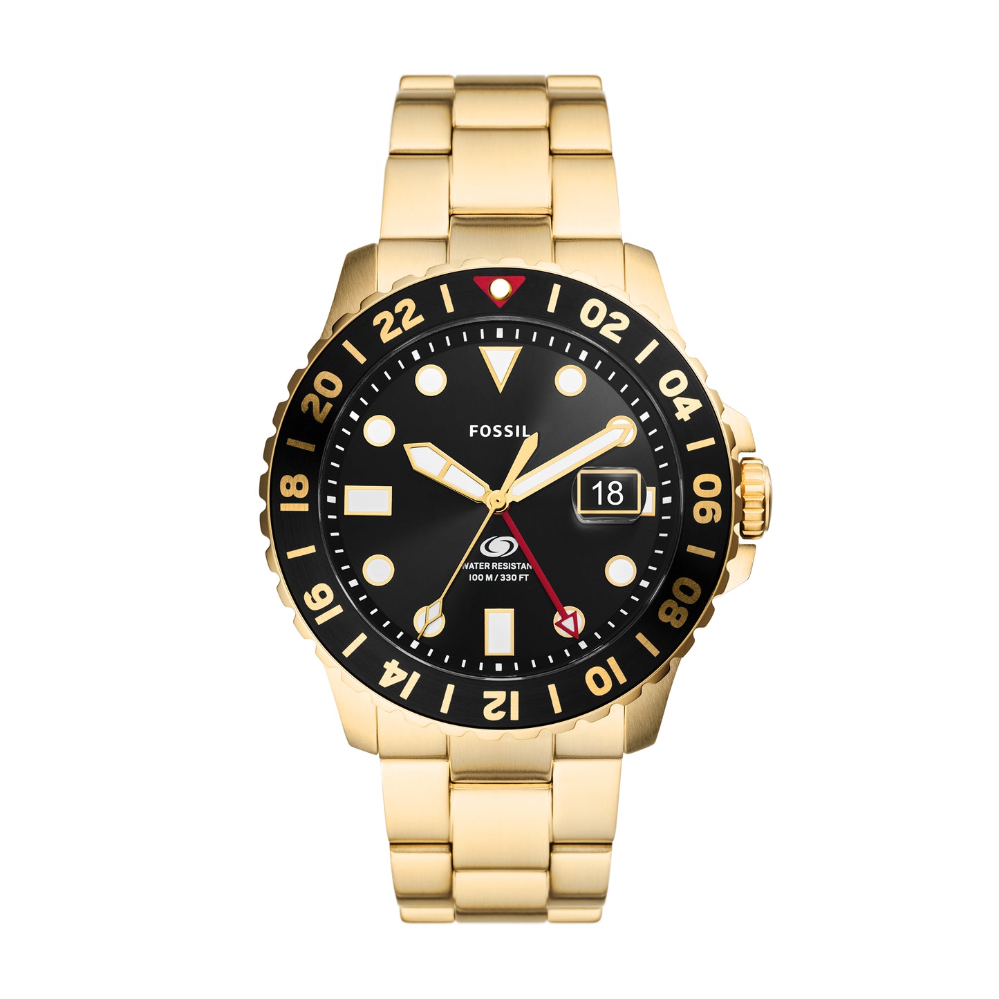 Reloj Análogo Blue Sport Dorado de Hombre