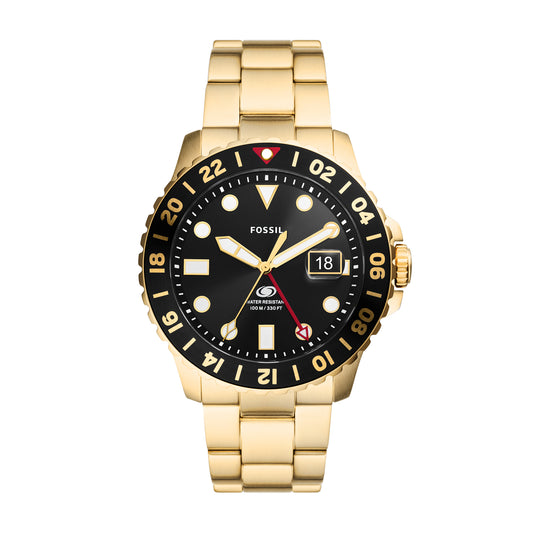 Reloj Análogo Blue Sport Dorado de Hombre