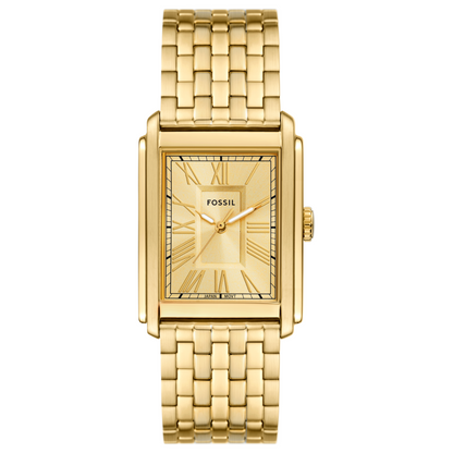 Reloj Análogo Carraway Ejecutivo Dorado de Hombre